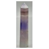 Lavender Flourite Tower Obelisk