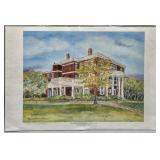 Artist Signed The Clarksville Hospital c.1927-1954