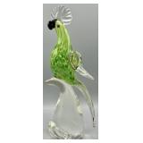 Murano Glass Cockatoo Art Glass
