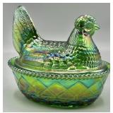 Westmoreland Rosso Emerald Green Hen On Nest