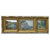 Gold Framed Landscape Prints Cottage Mill Coastal