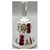Vintage Czech Bohemian Cased Glass Bell