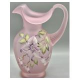 2001 Shelly Fenton Signed Pink Chiffon Pitcher