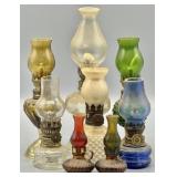 (8) Antique & Vintage Oil Lamps Various Sizes