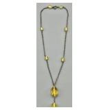 1920-1930s Faceted Crystal Necklace