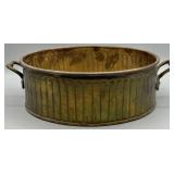 Vintage Brass Jardiniere Planter Centerpiece
