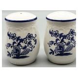 Blue & White Ceramic Made in Japan S&P Shakers