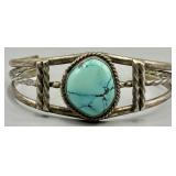 VTG Native American Sterling Silver Cuff Bracelet