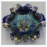 Fenton Butterfly Carnival Glass Butterfly Dish