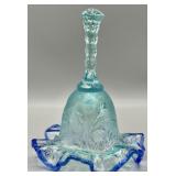 Fenton Tranquility Intaglio Art Glass Bell
