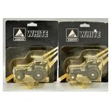 (2) AGCO White Tractors w/Duals 1/64 - SEE DESC