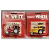 (2) VTG 1/64 Scale White Farm Equipment Die-cast