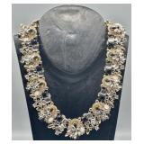 Vintage Rhinestone Statement Necklace