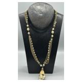 Vintage Multi-Strand Tassel Necklace