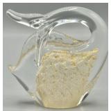 Hand Blown Murano Style Art Glass Fish