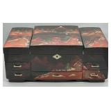 Japanese Vintage Lacquered Jewelry Box