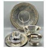 Assorted Silverplate Serving Dishes