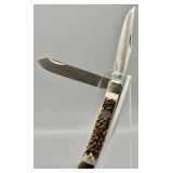 Colt CT0109 Genuine Stag 2-Blade Trapper Knife