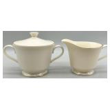 Lenox Fine China Hayworth Cream and Sugar Set
