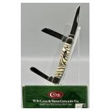 Case XX 6318 Zebra Bone Stockman Pocket Knife
