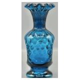 Fenton Jamestown Pinch Dot Optic Vase