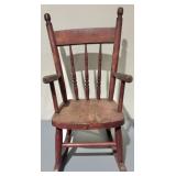 Early American Spindle Back Childs Rocker