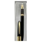 Sheaffer 14k Gold & Black White Dot Fountain Pen
