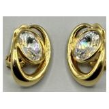 Vintage Les Bernard Clip On Earrings