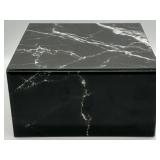 Phillip Whitney Black Marble Finish Jewelry Box