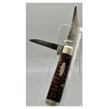 Case XX 6235 1/2 Brown Delrin 2-Blade Pocket Knife