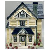 1998 Cracker Barrel Victorian House Cookie Jar