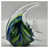 Handblown Art Glass Angel Fish