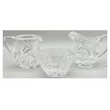 American Brilliant Vintage Cut Glass Lot SEE DESC