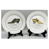 (2) Email De Limoges Collector Plates