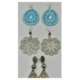 Vintage Costume Jewelry Earrings