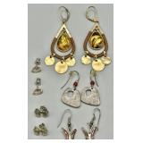 Vintage Costume Jewelry Earrings
