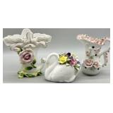 Vintage Capodimonte Style Porcelain Decor