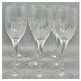 (9) Artctic Lights Platinum Crystal Wine Glasses