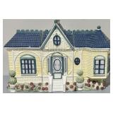 1998 Cracker Barrel Victorian House Canister Set