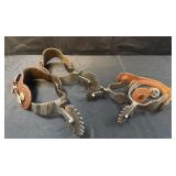 (2) Sets of Spurs & Straps