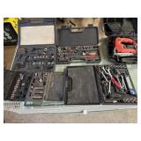 5 miscellaneous toolboxes and jigsaw