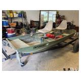 10ï¿½ flat bottom Jon boat