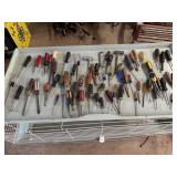 Large assortment of screwdrivers