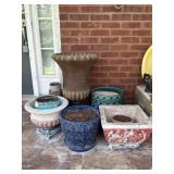 LARGE lot of Outdoor Pottery