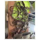 Lot of Harness Pieces & Leathers
