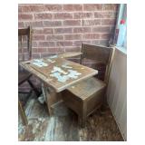 Antique School Desk