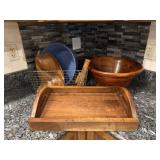 Wooden Kitchenware Lot