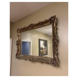 Gold Ornate Wall Mirror