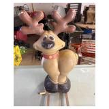 Reindeer blow mold Christmas decoration