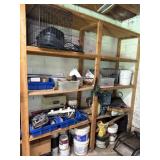 Contents of 2 sections of shelving